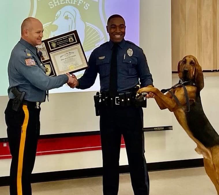 AHS Alumni Graduates top of his class to become a Police Dog!