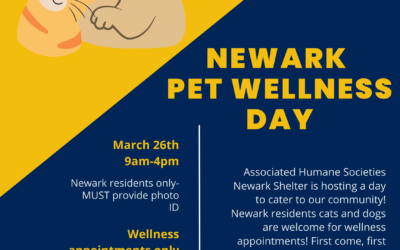 Newark Pet Wellness Day March 26th!