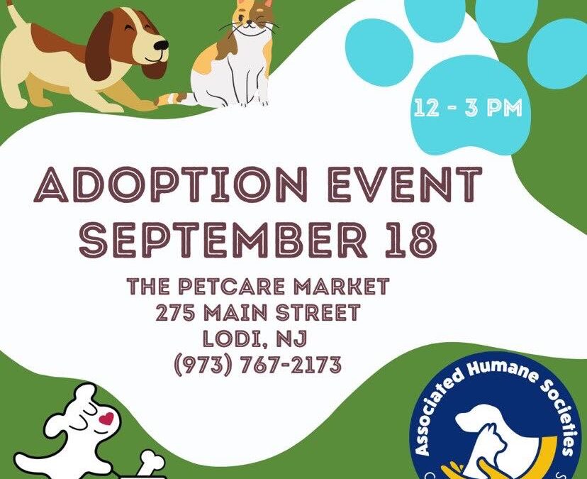 AHS Newark Adoption Event at the Petcare Market!